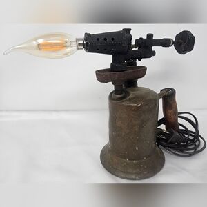 Antique Brass Torch Lantern Hand Made